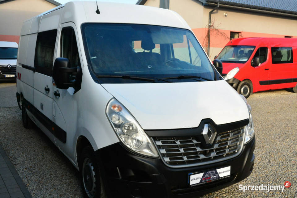 Renault Master 7 osobowy brygadówka doka pełna światła przeciwmgłowe