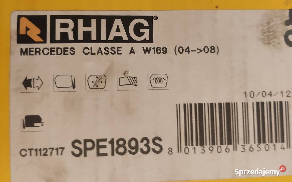 Lusterko Lewe Mercedes A w169 spe1893s Rhiag Tychy sprzedam