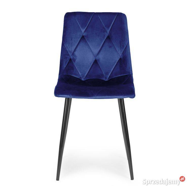 Komplet 4 krzeseł krzesło pikowane welurowe do Bielsk Podlaski sprzedam