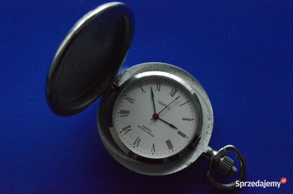 PIĘKNA KIESZONKOWA CZAJKA QUARTZ PRODUKCJA Zegarki śląskie Zawiercie