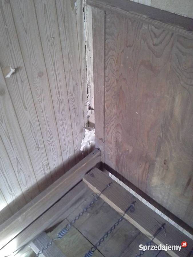 Stare drewniane stylowe łóżko Warszawa