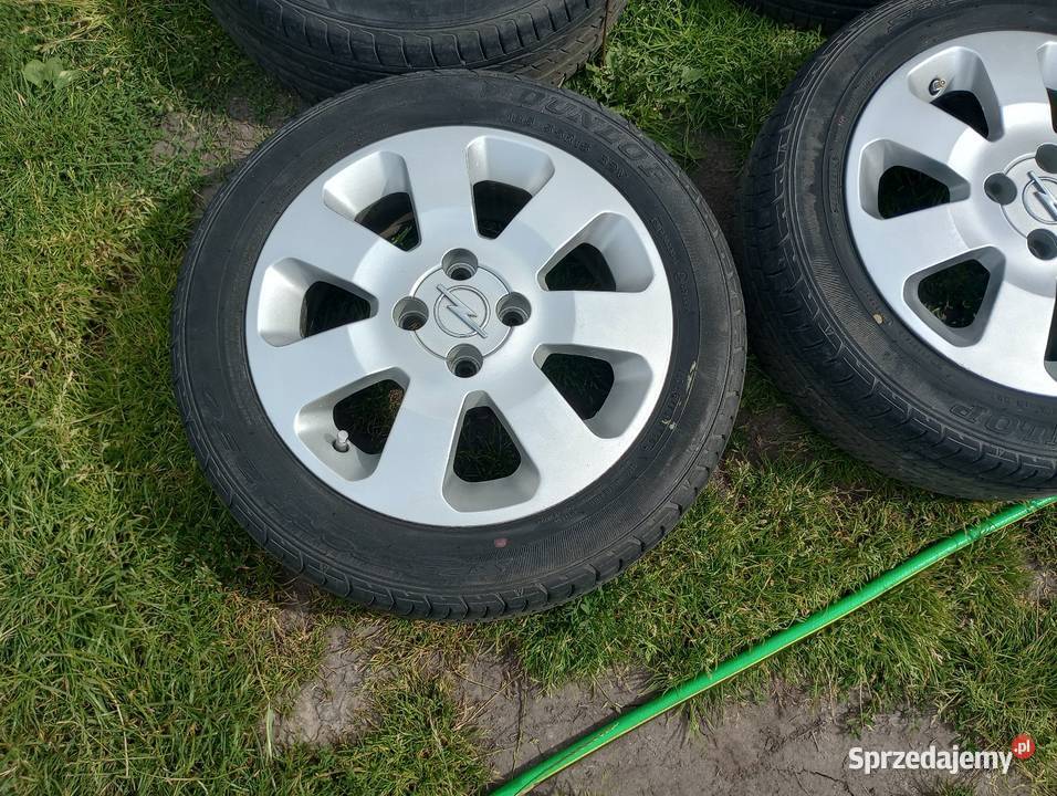 Opel 15 4x100 Koła Alufelgi Opony Letnie Combo