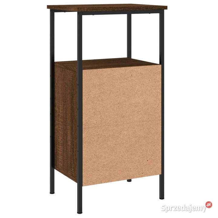 Szafka nocna brązowy dąb 41x31x80 materiał Warszawa