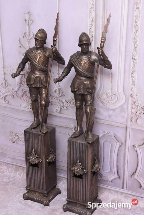 Dwie Figury z Brązu Strażnicy przed Dom Rzymski Kraków sprzedam