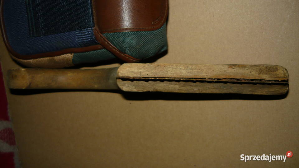 Piła stara mała drewniana nietypowa piłka Sokółka