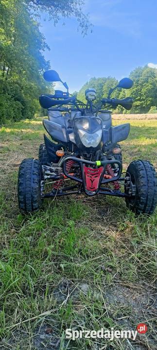 Quad zarejestrowany pozostałości