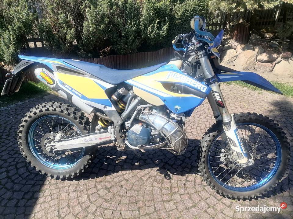 Husaberg TE 300 2T KTM Husqvarna niebieski Sucha Górna