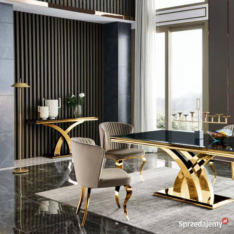 Meble do salonu jadalni Colorado Gold stół