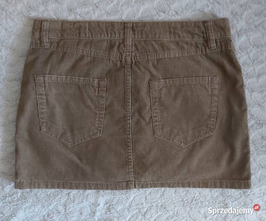 Spódnica mini HM rozmiar 36 38 struksowa Bez wzoru