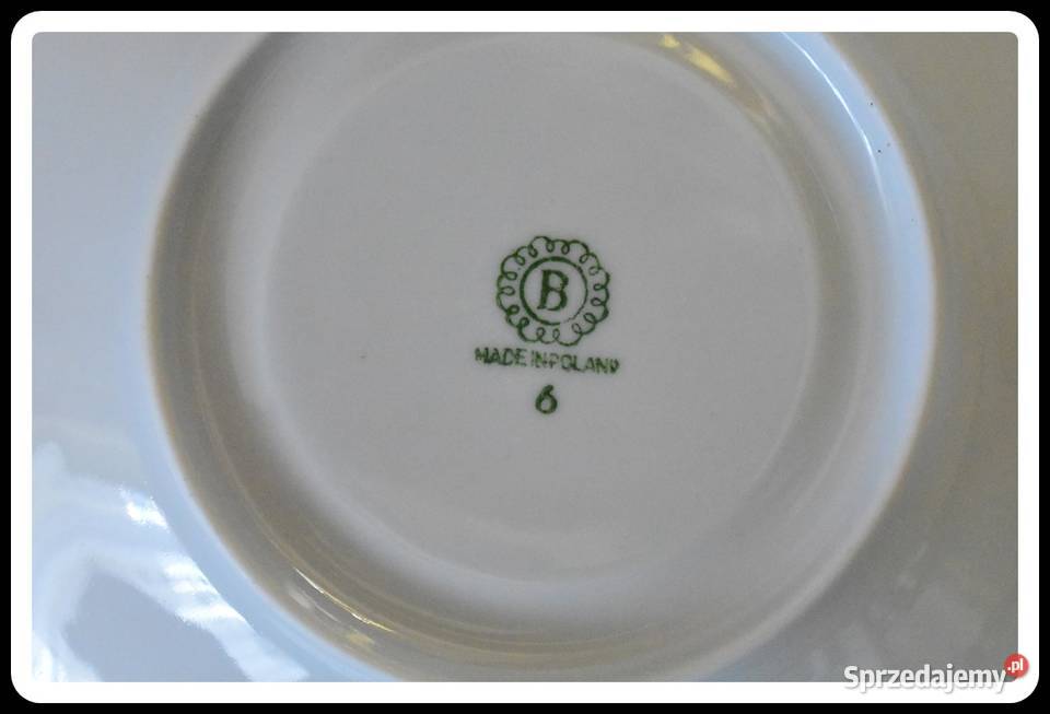 Porcelana BOGUCICE z okresu PRL talerze półmisek mazowieckie Płock sprzedam