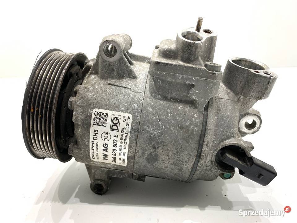 SPRĘŻARKA KLIMATYZACJI VW PASSAT B7 5N0820803E Kompresory klimatyzacji