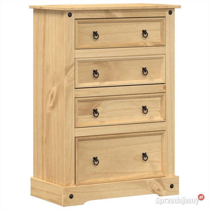 Komoda Corona 80x43x114 lite drewno sosnowe sprzedam
