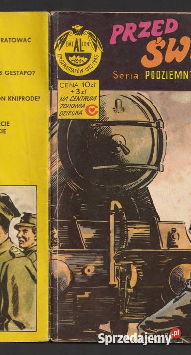 PODZIEMNY FRONT PRZED ŚWITEM 1979 Komiksy Łódź