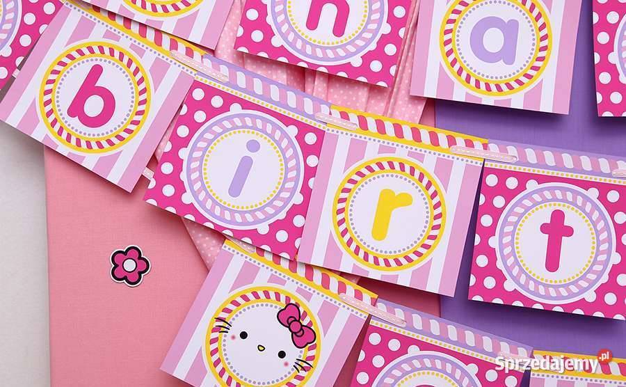 Hello Kitty kot kotek szablony urodziny słodki Poznań