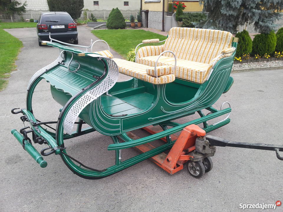 Zabytkowe sanie zaprzęgowe konne Inne