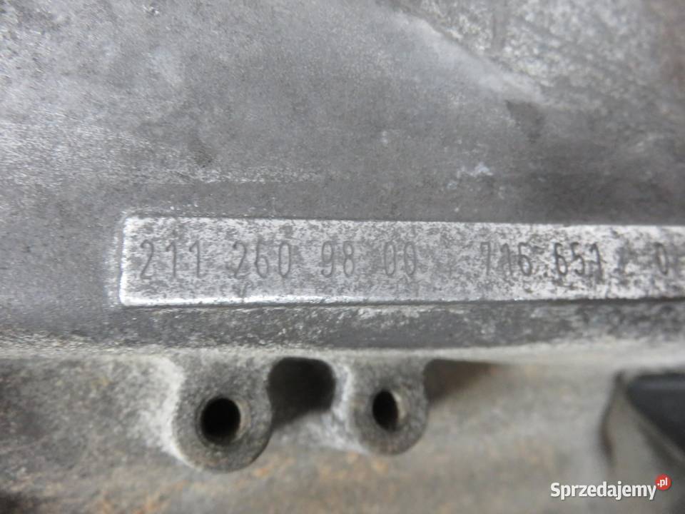 SKRZYNIA BIEGÓW MERCEDES C W203 22 CDI Skrzynie biegów manualne