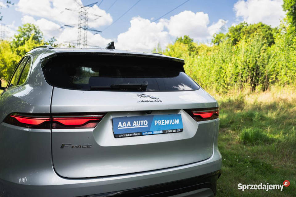 Jaguar FPace 25d AWD srebrny śląskie Katowice