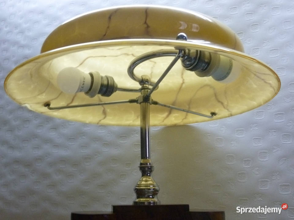 STARA OKAZAŁA LAMPA GABINETOWA art deco Wieliczka sprzedam