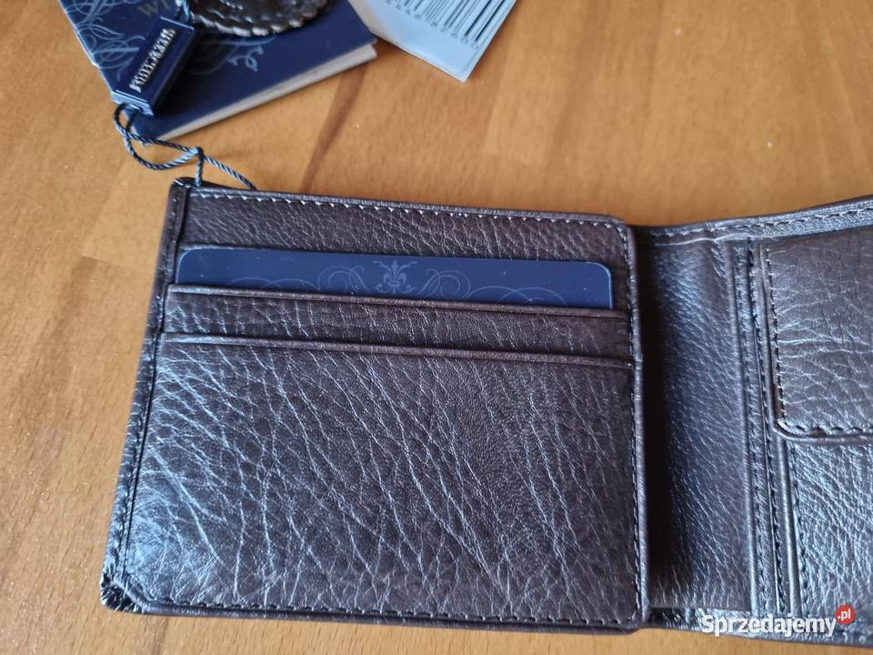 Skórzany portfel Wittchen Dla mężczyzn Dodatki Warszawa
