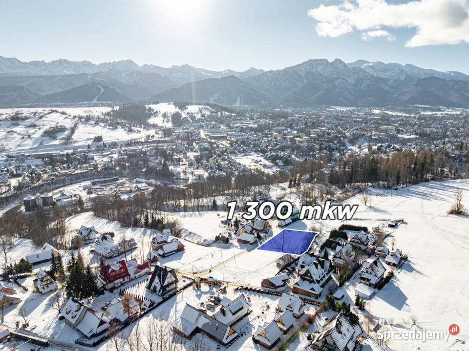 Działka budowlana z drogą Zwijacze Zakopane