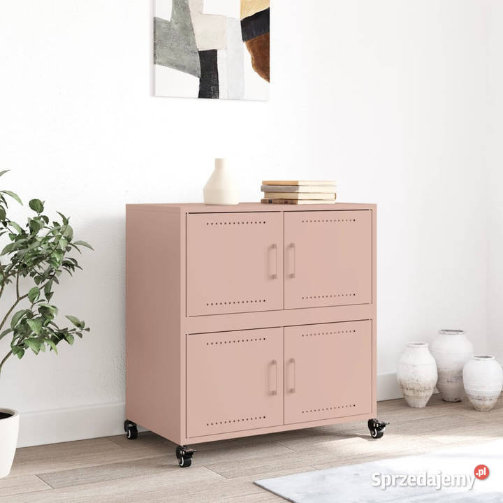 Szafka różowa 68x39x72 stal WM846651 Warszawa