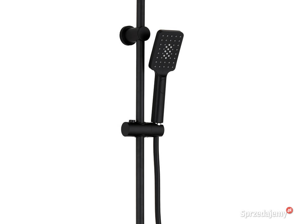 Deszczownica prysznic 15m 95 czarny kwadrat ABS Łódź