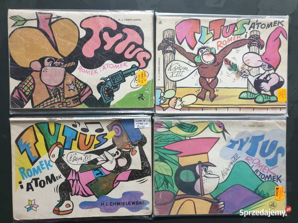 Tytus Romek i ATomek zestaw 10 komiksów Papcio Gdynia