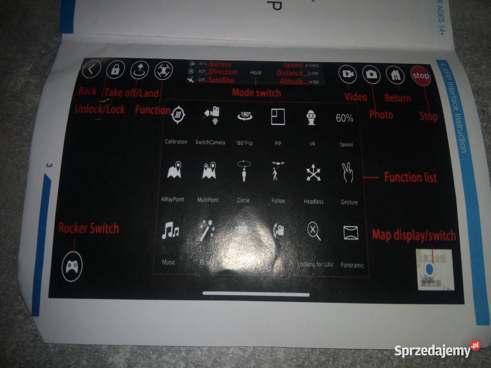 Dron L900PRO ORANGE Granowiec