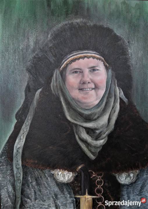 Portret na zamówienie stylizowany malarstwo