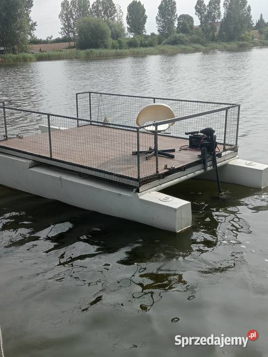 Katamaran wędkarski tratwa pływadło Gniezno