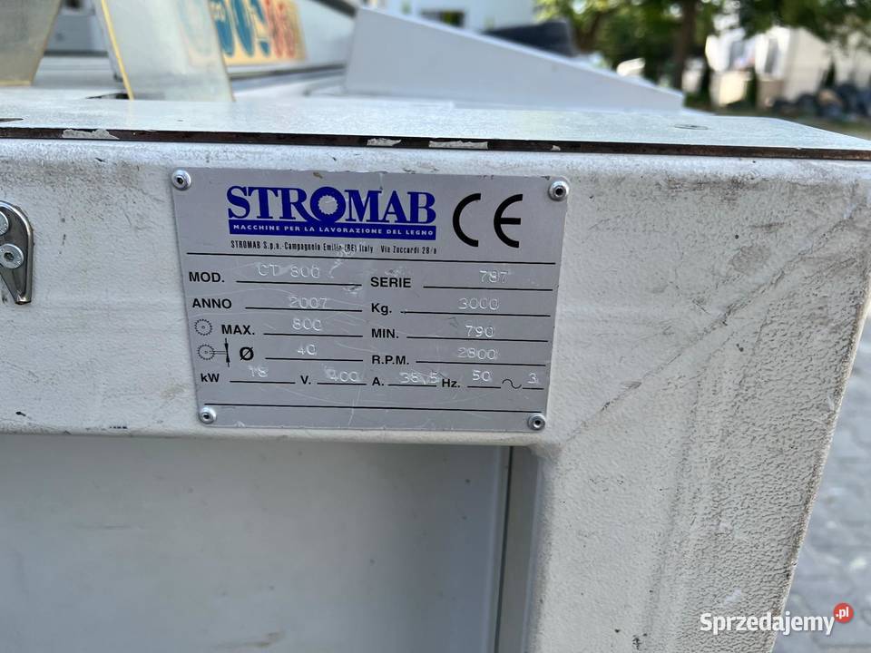 Centrum tnące do belek STROMAB CT800 małopolskie Juszczyn