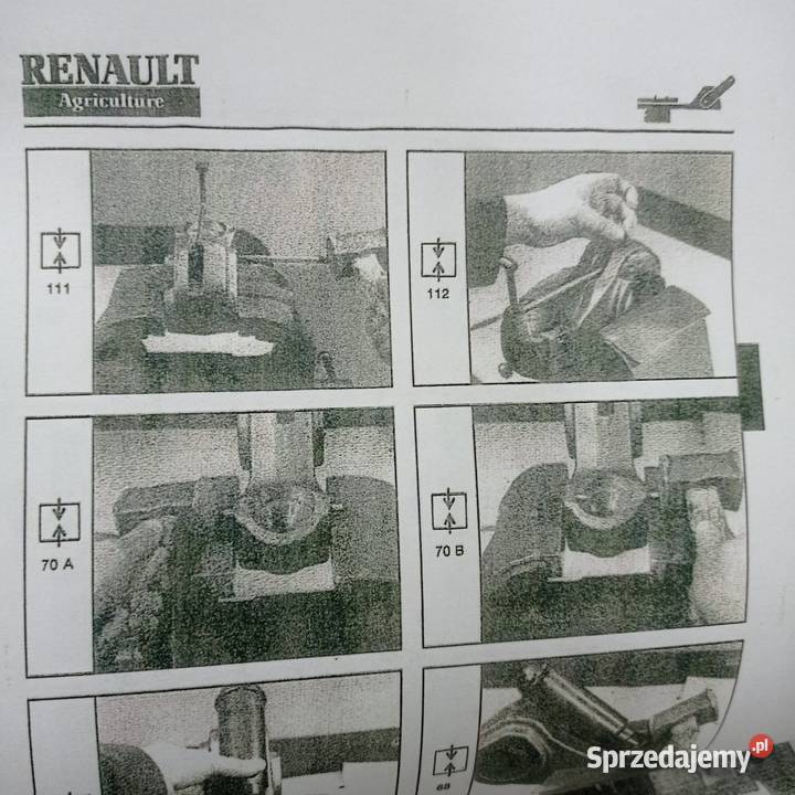 Instrukcja Serwisowa Napraw RENAULT 11054 Polska Kamień Pomorski