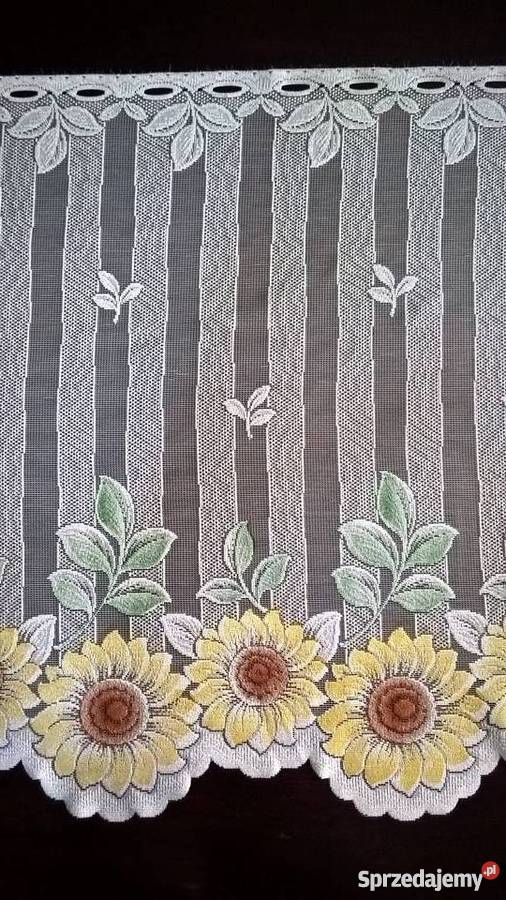 Firana kuchenna Słoneczniki komplet Kluczbork