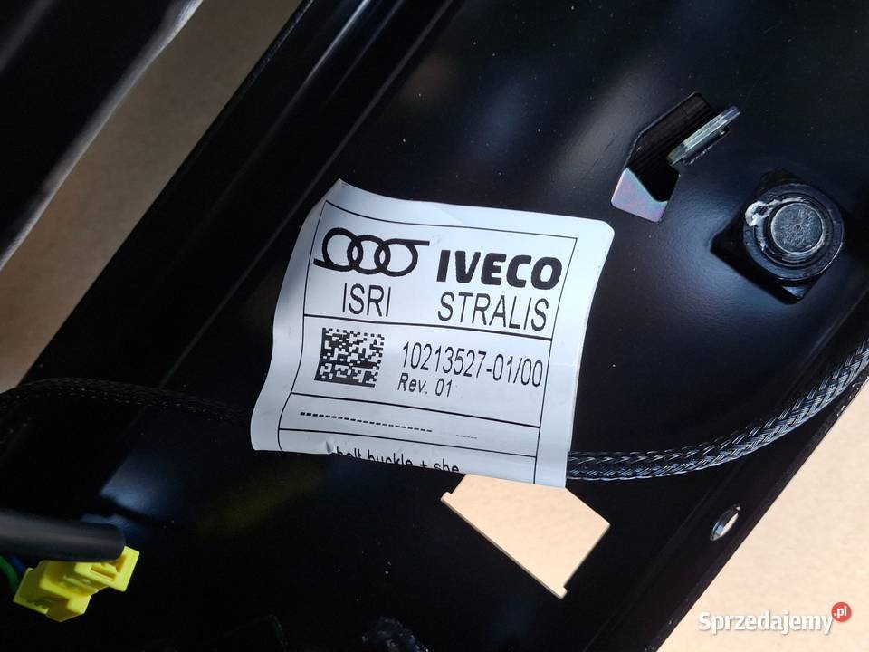 IVECO SWAY SWAY FOTEL KIEROWCY LEWY IDEALNY Bieleń