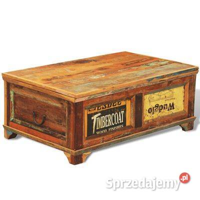 vidaXL Stolik kawowy skrzynia vintage drewno Warszawa