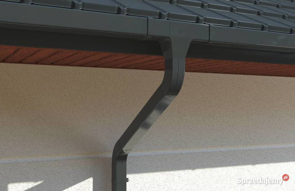 HAK DOKROKWIOWY SYTEM RYNNY KWADRATOWEJ STAL Rynny i spusty sprzedam