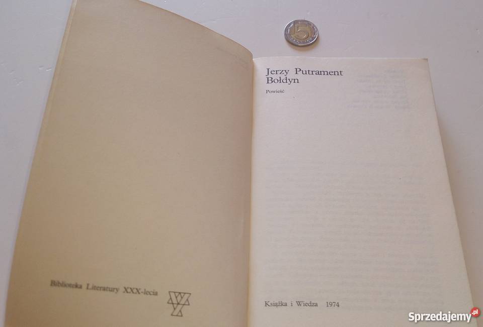 Jerzy Putrament Bołdyn Książka Rok wydania 1974 Rogoźnik