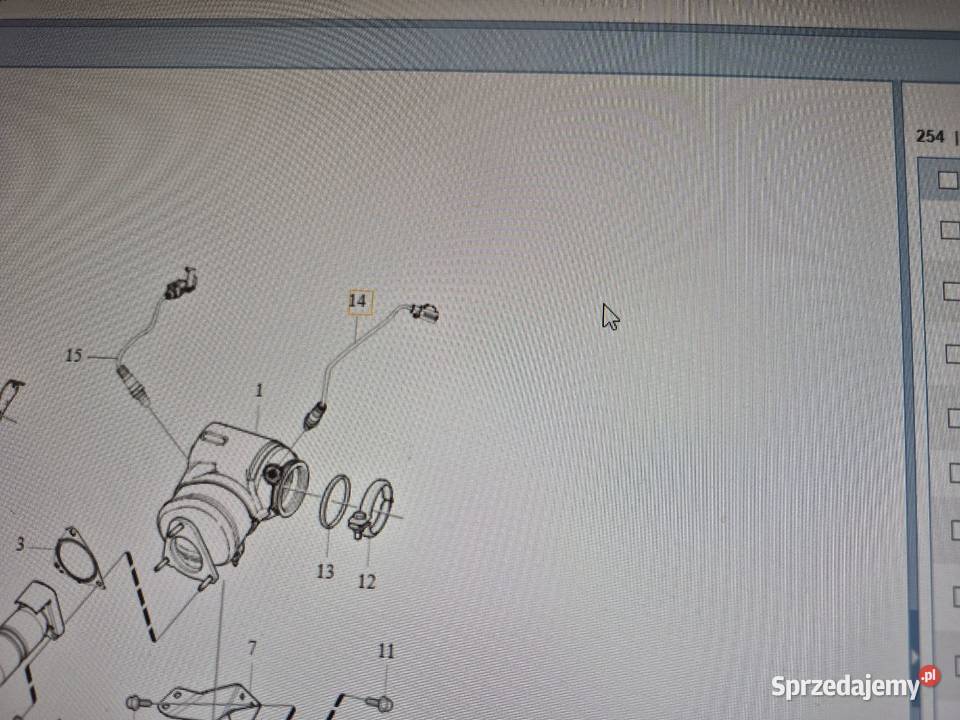 Sonda lambda cześć Volvo OE 32253666