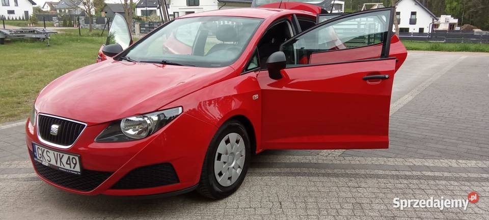 Seat Ibiza 09r 12benzyna 108t czerwony pomorskie