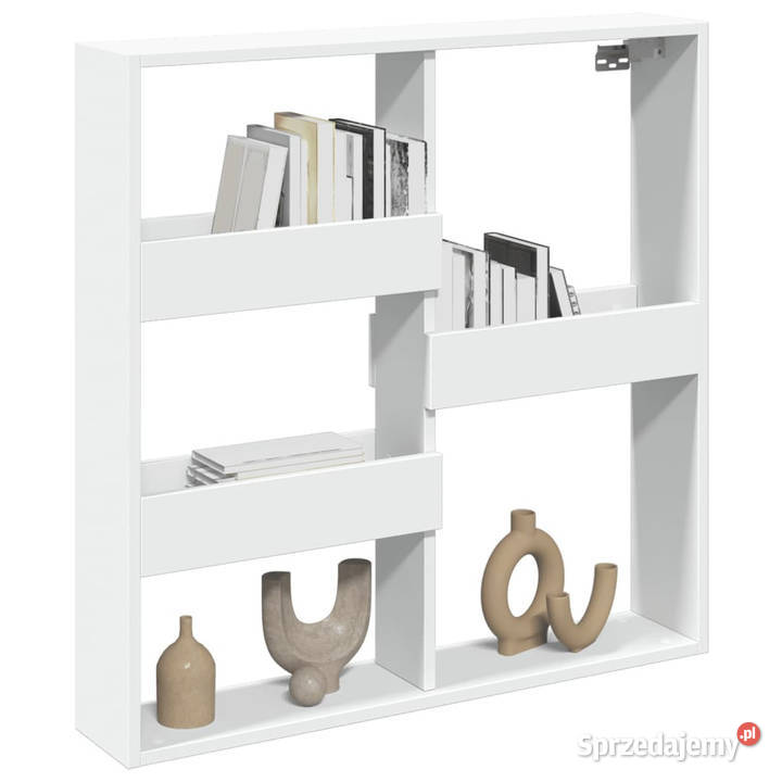 Szafka ścienna biała 80x15x80 materiał Warszawa