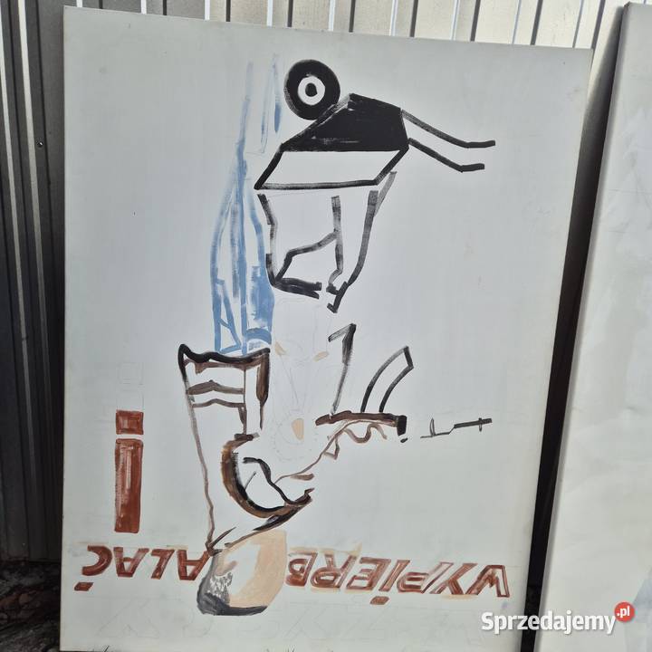 Dwa duże blejtramy 140x80 i 130x100 2 sztuki Brzesko sprzedam