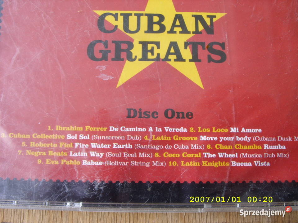 Dance CD CUBAN GREATSDISC ONE dolnośląskie Wołów