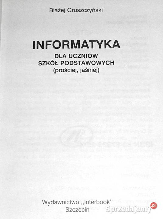 Informatyka Błażej Gruszczyński lubelskie Chełm