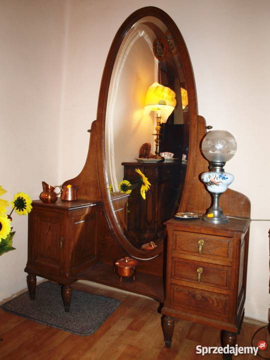 toaletka z lustrem zabytkowa oryginalna w 100 małopolskie Dobczyce