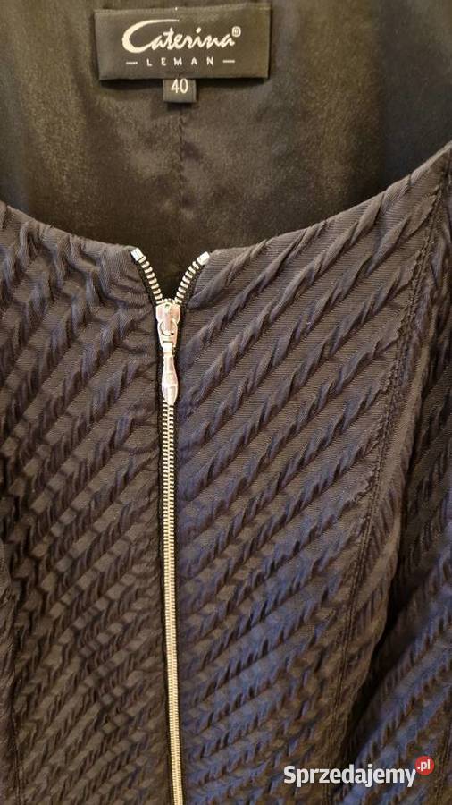 Wizytowa SUKIENKA mała czarna Caterina bez Długość Midi Spódnice i sukienki Lublin