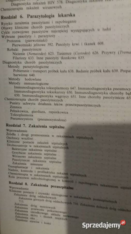 Mikrobiologia lekarska mazowieckie Warszawa sprzedam