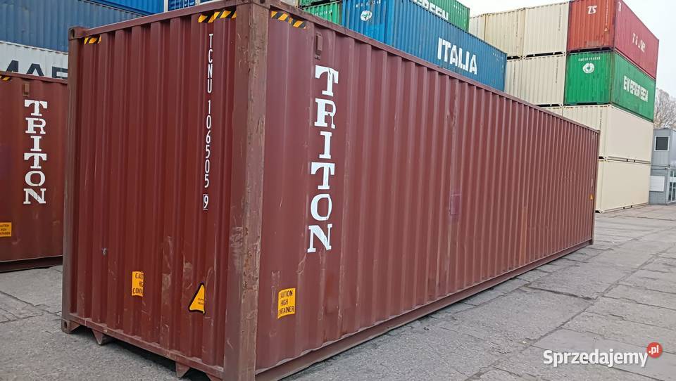 SPRZEDAM UŻYWANE Kontenery morskie 40HC CW 12 Chodzież