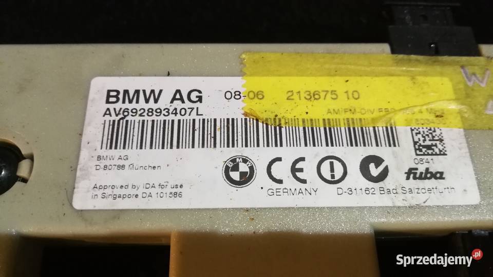 Moduł wzmacniacz anteny Bmw e82 e90 e92