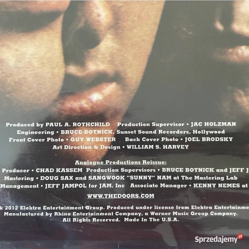 The Doors The Doors 2LP 45RPM 180g USA Analogue Kraków