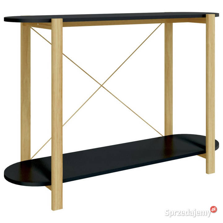 Stolik konsolowy czarny 110x38x75 materiał Warszawa sprzedam
